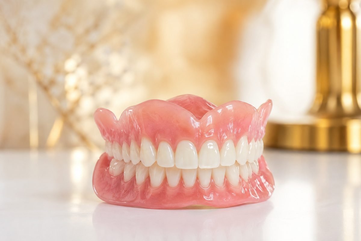 Complete full denture — upper and lower arch replacement at The Smile Edit Bangalore